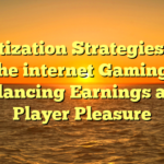 Monetization Strategies in On the internet Gaming: Balancing Earnings and Player Pleasure