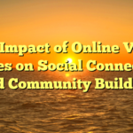 The Impact of Online Video games on Social Connection and Community Building